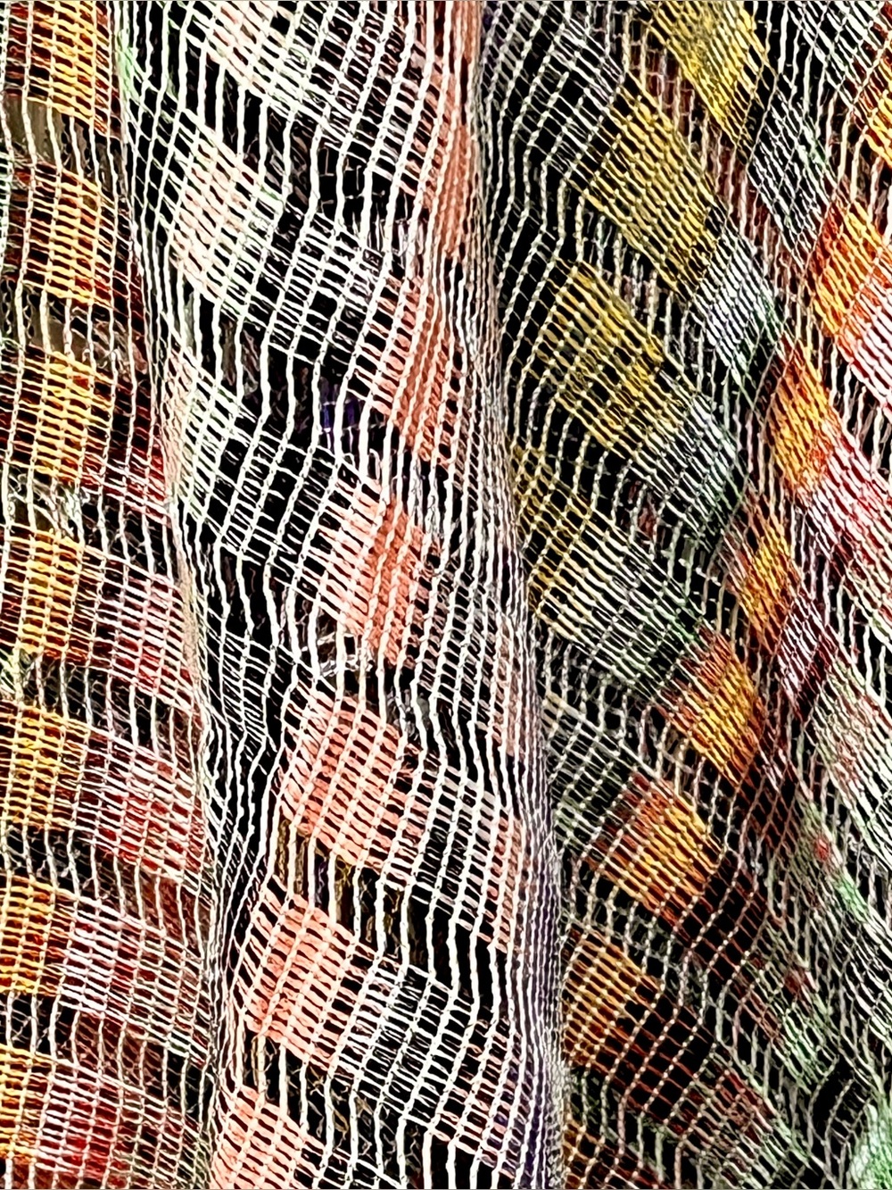 MISSONI Italy Knit Fringe Poncho Wrap Cardigan Open Front Shawl Ruana One Size - Picture 3 of 6
